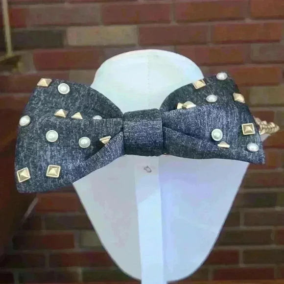 Stella and Dot necklace collar with bow - Picture 6 of 17